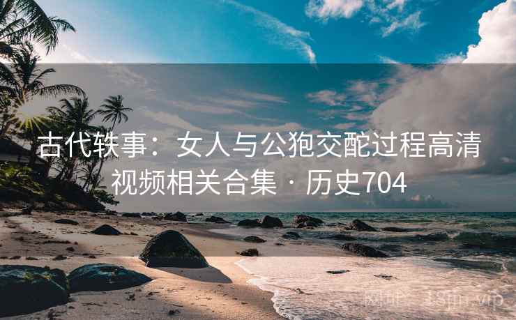 古代轶事：女人与公狍交酡过程高清视频相关合集 · 历史704